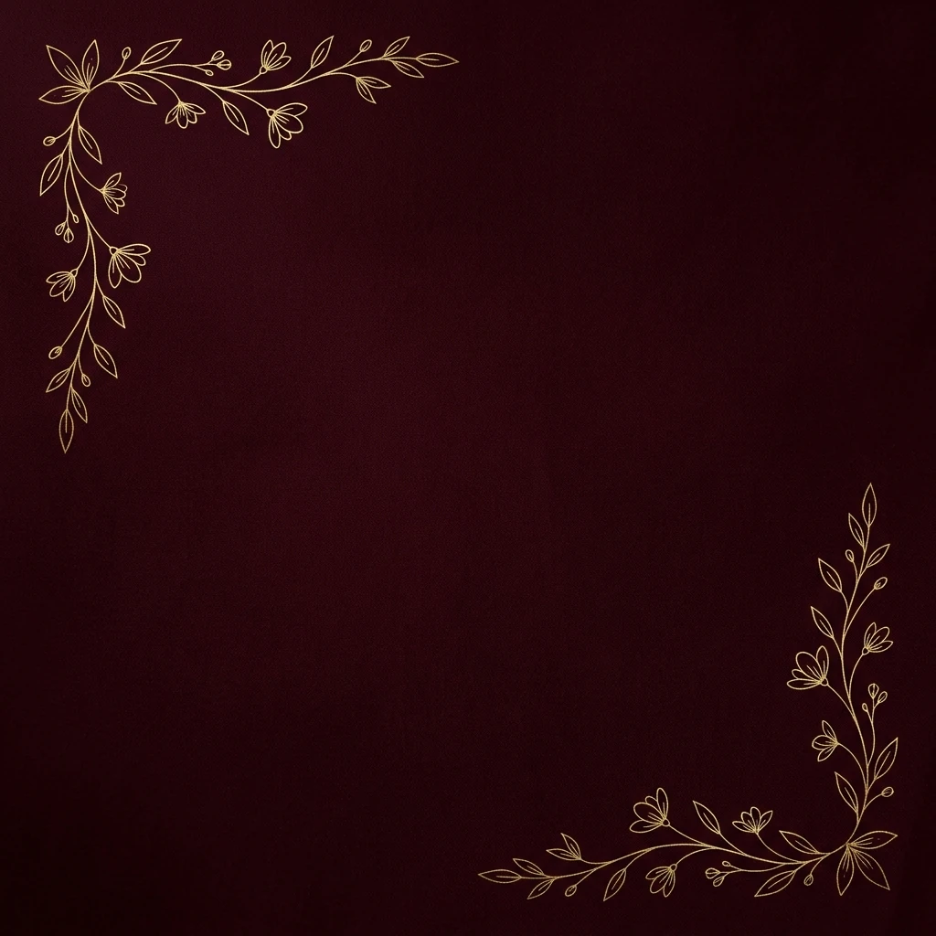 Crimson Gold davetiye tasarımı
