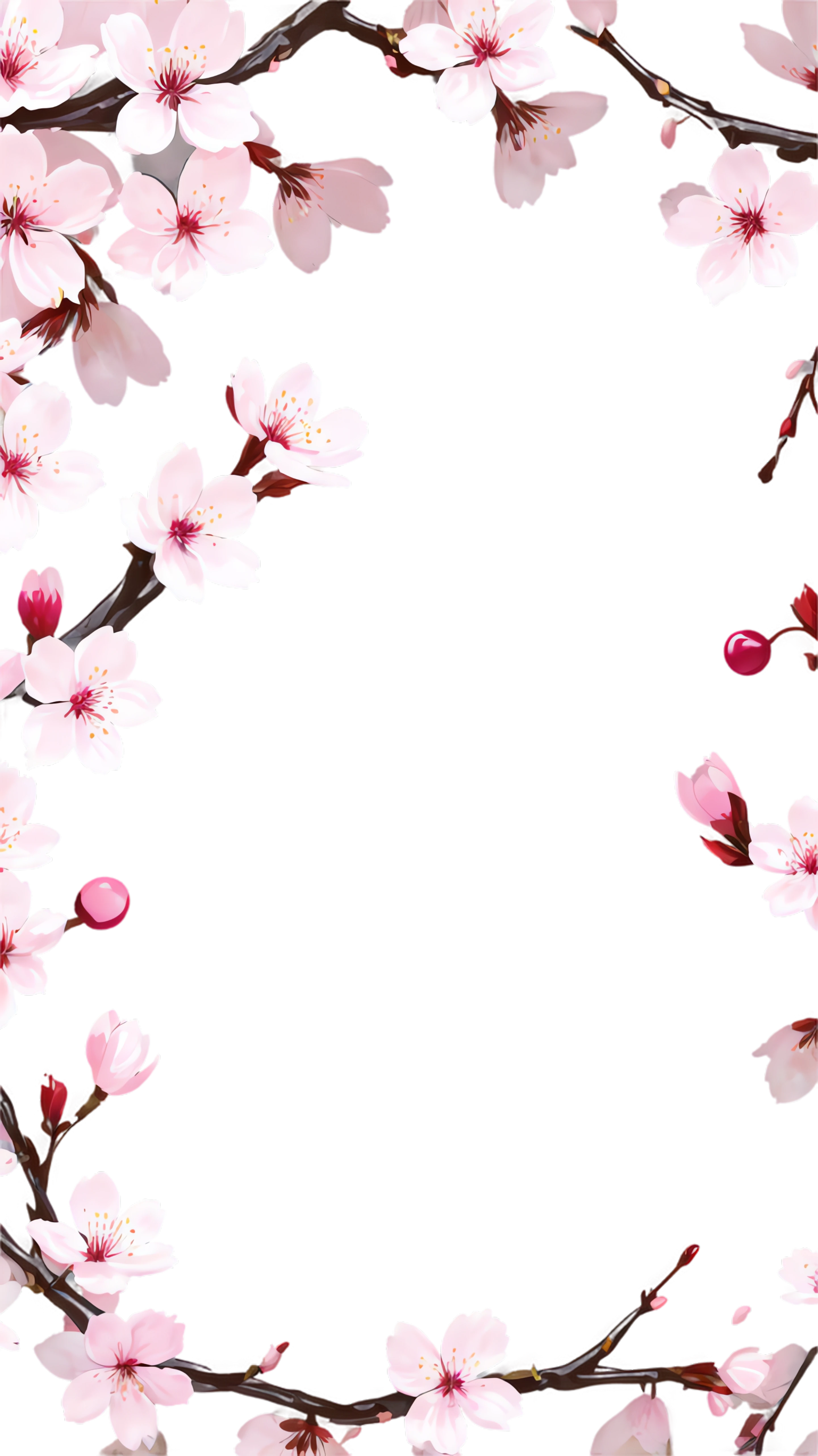 Sakura Garden davetiye tasarımı